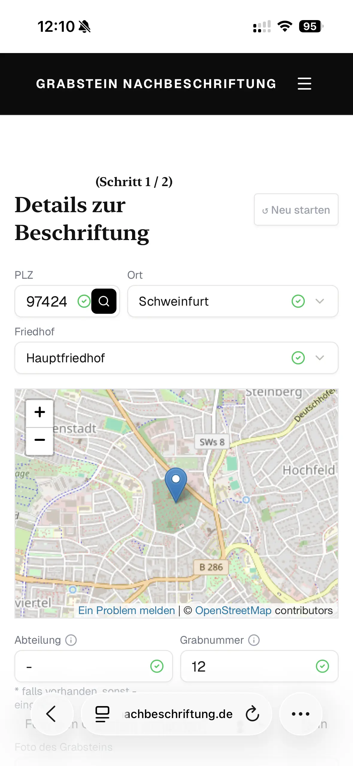 grabstein-nachbeschriftung.de mobile